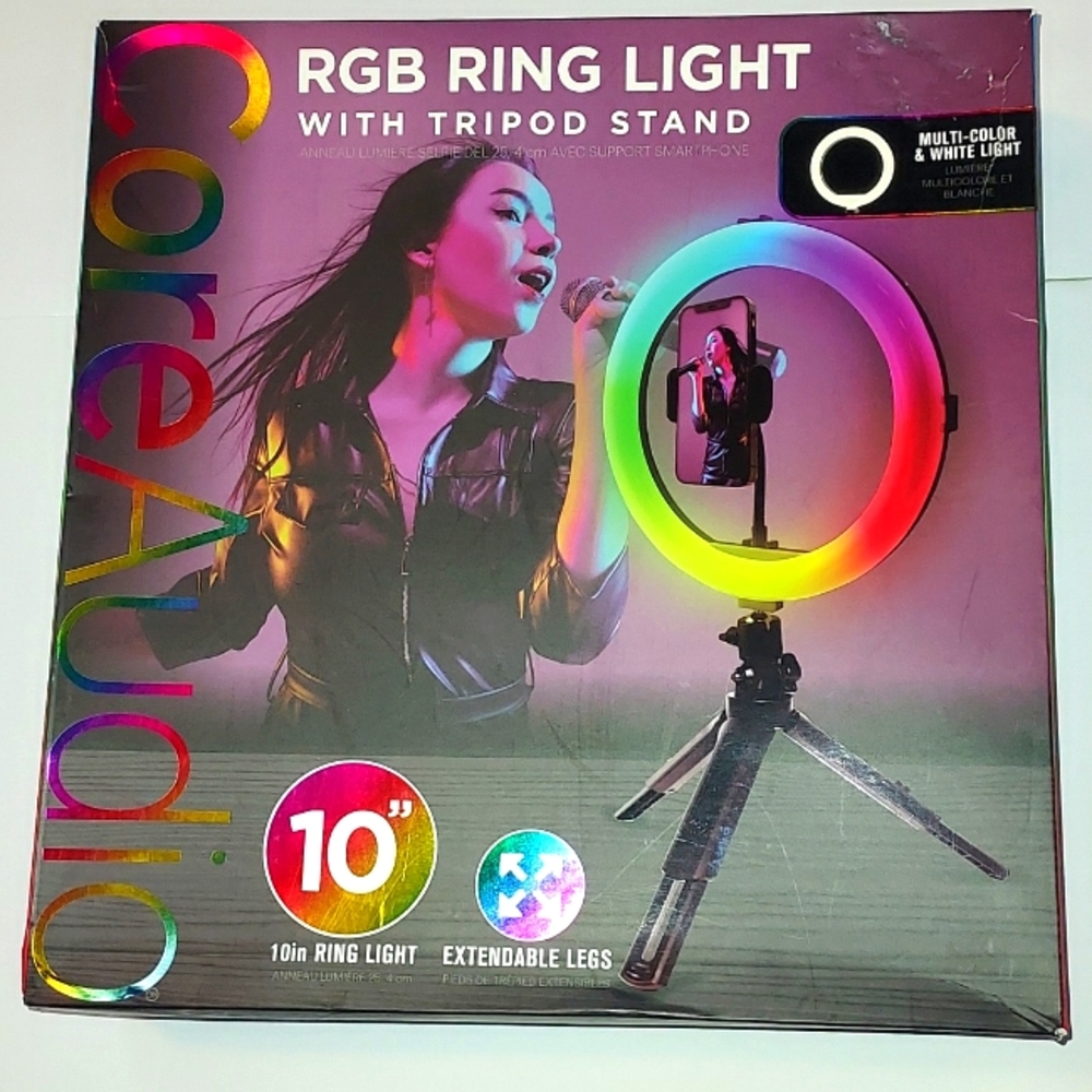RGB Ring Light  with tripod
